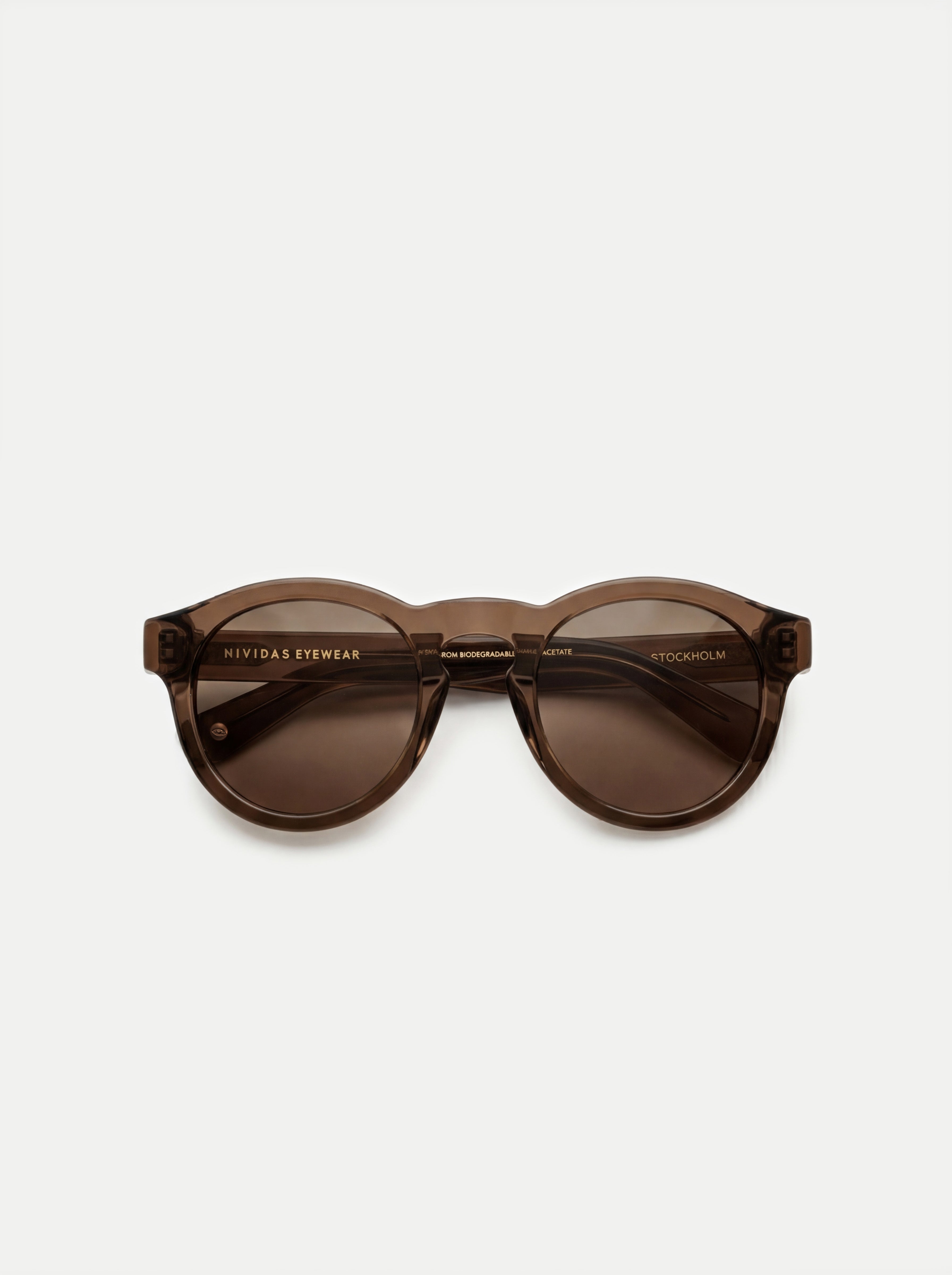 Nividas Stockholm Transparent Brown | Polarized Sunglasses