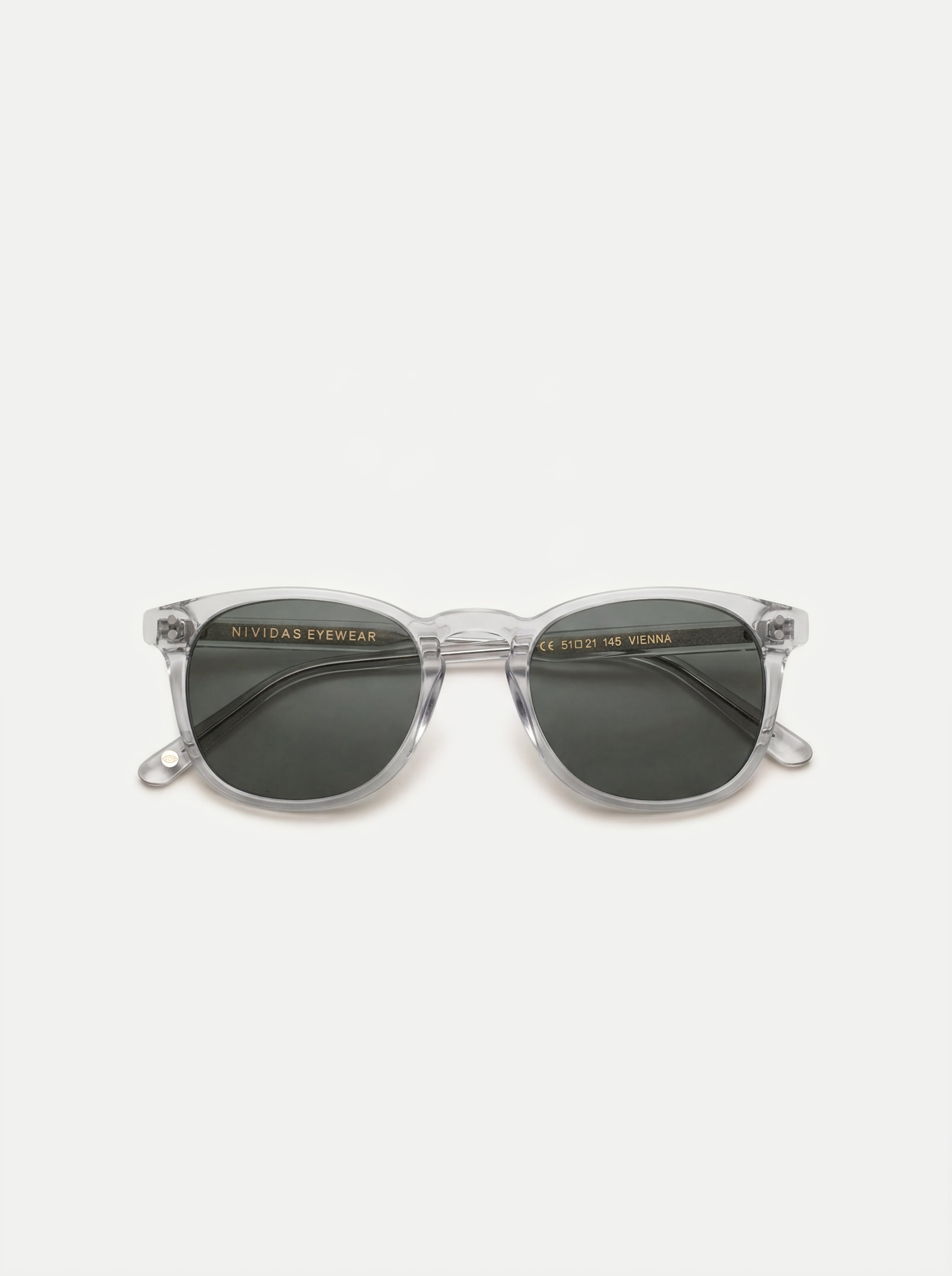 Nividas Vienna Transparent Grey | Polarized Sunglasses – Nividas.com