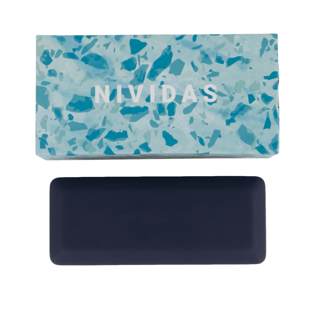 Nividas Glasses Case Blue