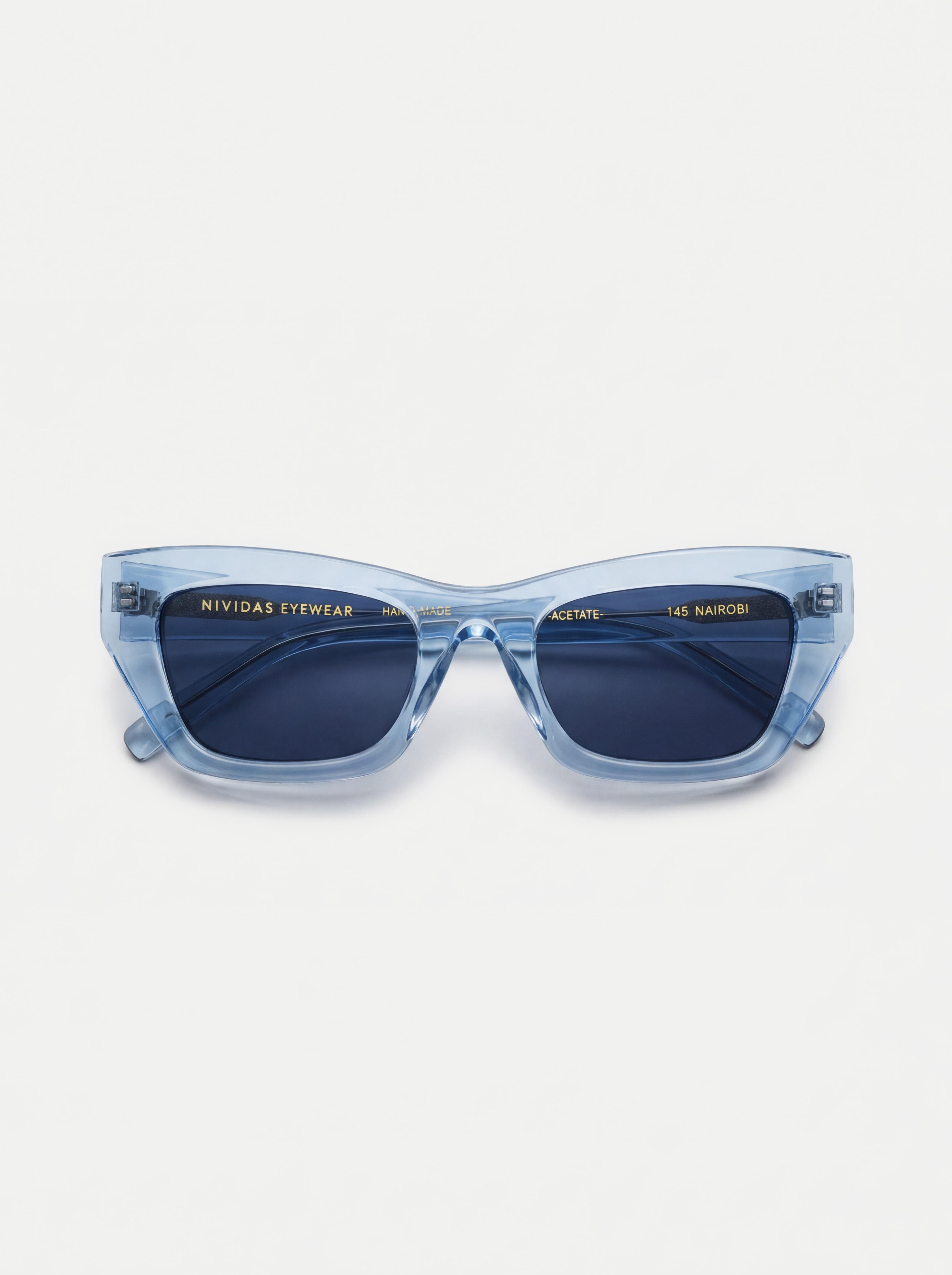 Nividas Nairobi Transparent Blue | Polarized Sunglasses – Nividas.com